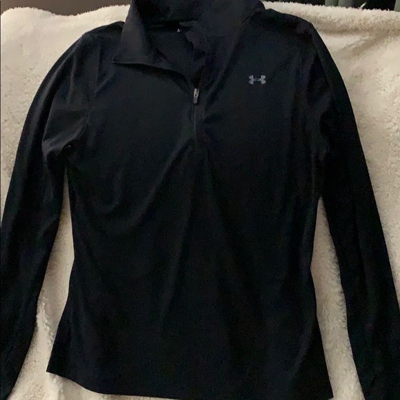 Under Armour Tops - Black Under armour size medium dry fit zip up